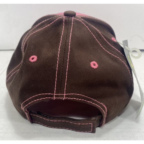 New John Deere Pink and Brown Adjustable Hat - Picture 4 of 5